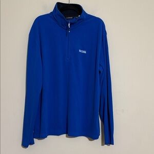 Regatta Men's Blue Half-Zip Sweater fleece XXL base layer soft comfy outdoor